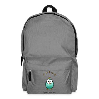 HAPPY BIRTHDAY - Sac à dos - gris éléphant - Devant