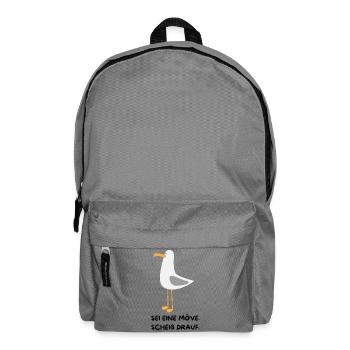 SEI EINE MÖVE, SCHEIß DRAUF - Rucksack - Mittelgrau - Vorne