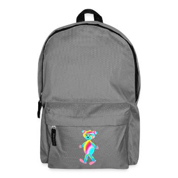Regenbogenpaul - Tierchen - Kinder - Rucksack - Mittelgrau - Vorne