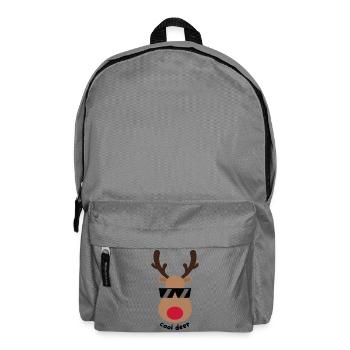 cool deer - Rucksack - Mittelgrau - Vorne