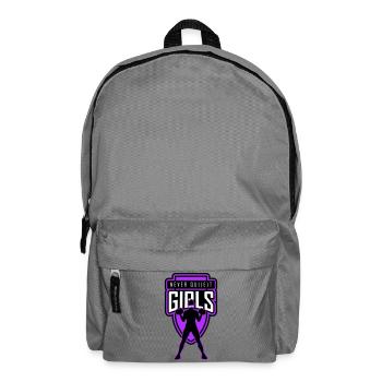 filles_jamais_tranquilles_unies - Sac à dos - gris éléphant - Devant