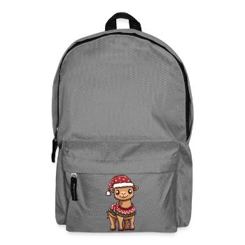 Kamel Weihnachten - Rucksack - Mittelgrau - Vorne