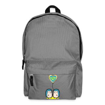 Ich liebe dich - Rucksack - Mittelgrau - Vorne