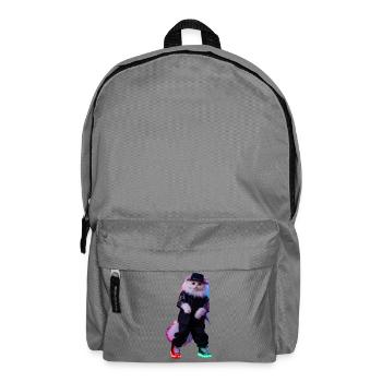 Funny Cat Catssidy dances to the song Bang A Bob - Backpack - elephant grey - Front