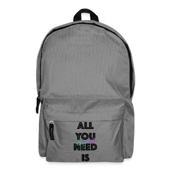 Handball Gradient Script - Backpack - elephant grey - Front
