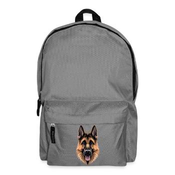 German Shepherd Dog Love German Shepherd Dog Dogs - Backpack - elephant grey - Front