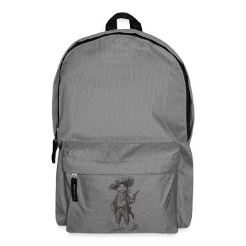 Katzenbandit - Rucksack - Mittelgrau - Vorne