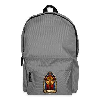 Il est ressuscité - Sac à dos - gris éléphant - Devant