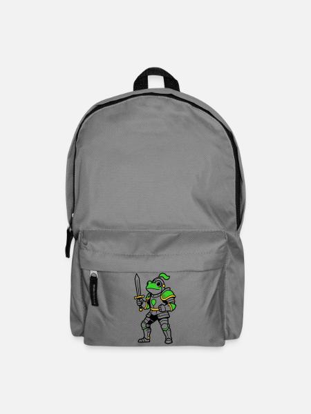 Froschritter - Rucksack - Mittelgrau