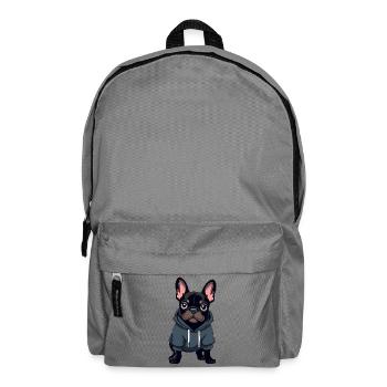 Bouledogue français - Sac à dos - gris éléphant - Devant