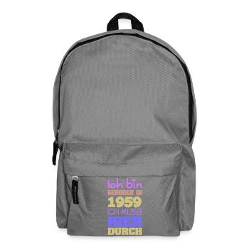 1959 - Rucksack - Mittelgrau - Vorne