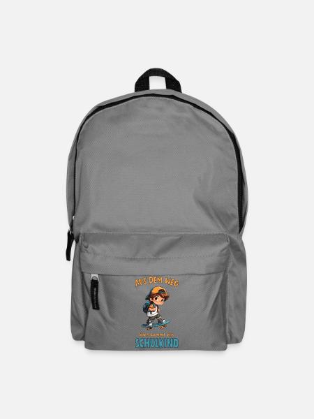 Aus dem Weg Schulkind Skateboard Junge - Rucksack - Mittelgrau