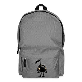 Note de musique - Sac à dos - gris éléphant - Devant