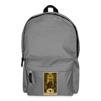 Mushroom Picker | Forest & Mushrooms Tarot - Backpack - elephant grey - Front