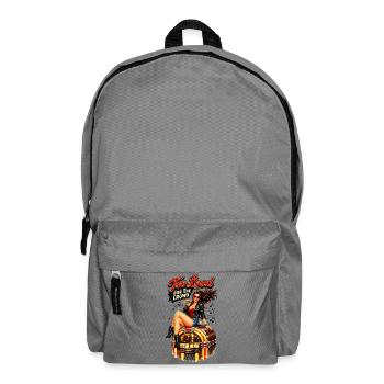 Rockabilly Pin-Up: Too Loud For The Crowd - Backpack - elephant grey - Front