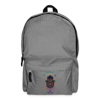 Spiritualität Spirituell geschützte Heilige Geometrie - Rucksack - Mittelgrau - Vorne