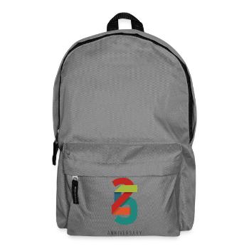 25 Years – Modern Anniversary Design - Backpack - elephant grey - Front