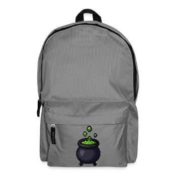 Grüner Zauberbottich - Rucksack - Mittelgrau - Vorne