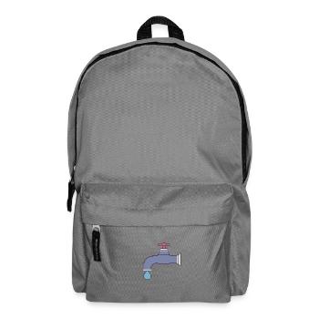 Pixel Faucet Drop - Backpack - elephant grey - Front