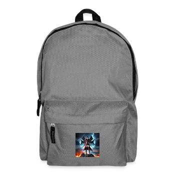 Roter Flügelkriegerin - Rucksack - Mittelgrau - Vorne