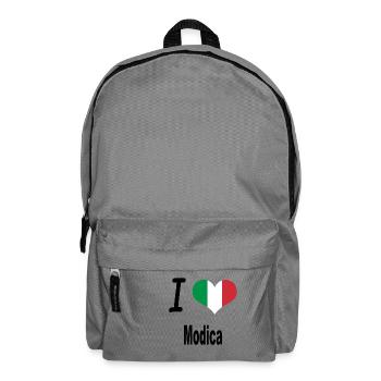 J'aime l'Italie Accueil Modica - Sac à dos - gris éléphant - Devant
