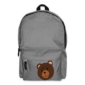 Teddybär - Rucksack - Mittelgrau - Vorne
