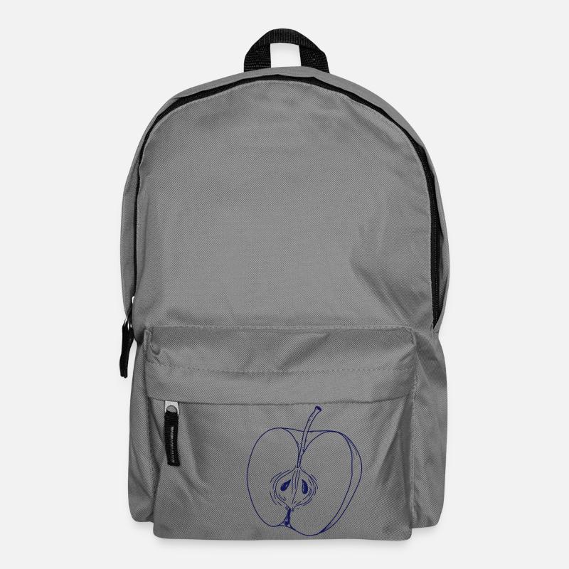 Apfel - Rucksack - Mittelgrau