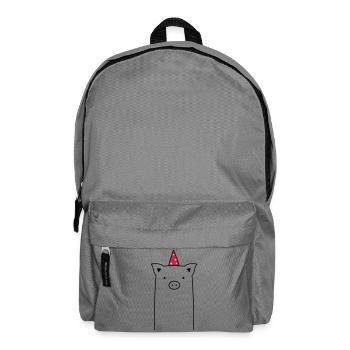 Pig Party - Party Sau - Backpack - elephant grey - Front
