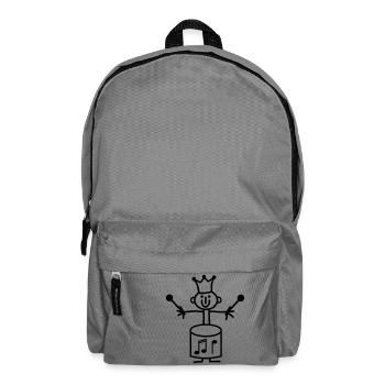 Drummer King - Rucksack - Mittelgrau - Vorne