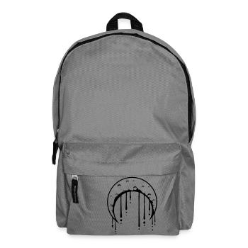 Graffiti Drops Moon - Backpack - elephant grey - Front