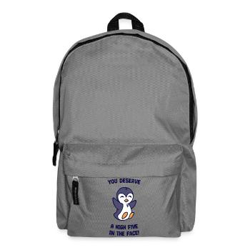 Déclaration humoristique Sweet Penguin Bird Animal Arctic - Sac à dos - gris éléphant - Devant
