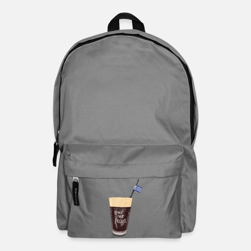 BUT FIRST FREDDO - Rucksack - Mittelgrau