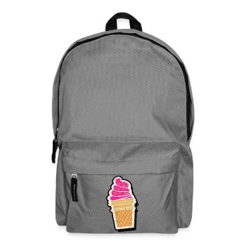 Vintage Eiscreme Gelato - Rucksack - Mittelgrau - Vorne