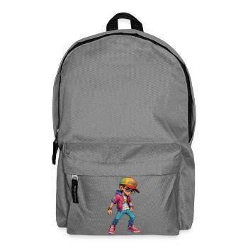 Cool Young Teen Boy - Backpack - elephant grey - Front