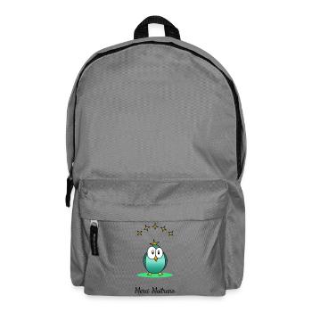 MAITRE. MAÎTRESSE. MERCI. MERCI MAÎTRESSE - Sac à dos - gris éléphant - Devant