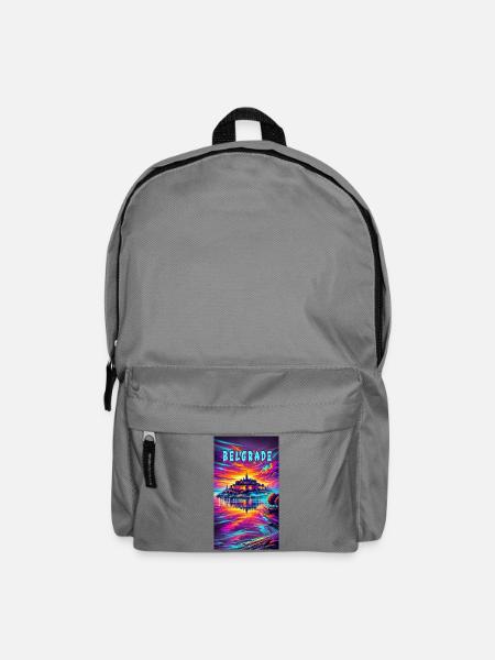Belgrad Serbien Souvenir Design - Rucksack - Mittelgrau