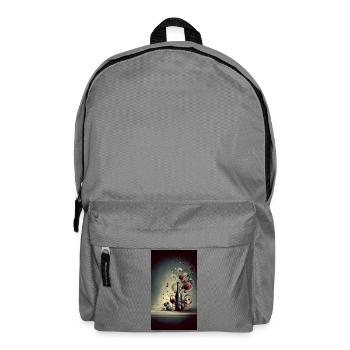 Wein 1 2 - Rucksack - Mittelgrau - Vorne