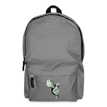 Look Look Turtle Wild Animal Domestic Turtle - Backpack - elephant grey - Front