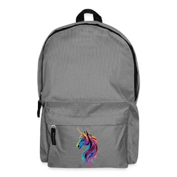 Licorne Poney Cavalier Chevaux Équitation Licornes - Sac à dos - gris éléphant - Devant