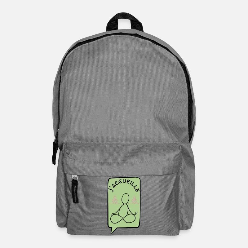 Ich freue mich - Rucksack - Mittelgrau