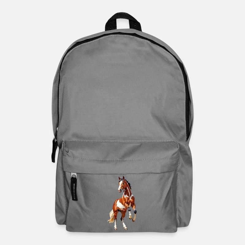 Pferd - Rucksack - Mittelgrau