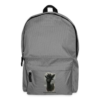 schlechte-frisur - Rucksack - Mittelgrau - Vorne