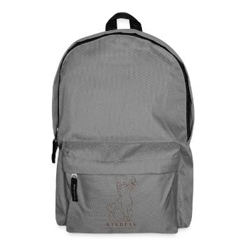 Kindness Makes A Brighter World - Rucksack - Mittelgrau - Vorne