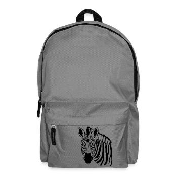 Zebra - Rucksack - Mittelgrau - Vorne