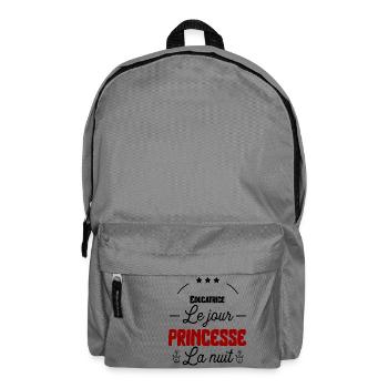 Princesse Educatrice cadeau - Sac à dos - gris éléphant - Devant