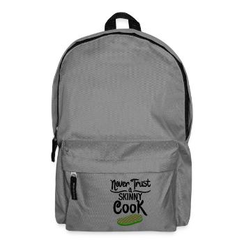 Do not trust a skinny cook - gift - Backpack - elephant grey - Front