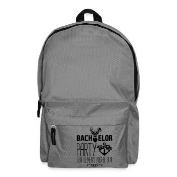 bachelor party gentlemens - Rucksack - Mittelgrau - Vorne