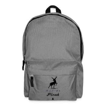 Auf da Pirsch Hirsch  - Rucksack - Mittelgrau - Vorne