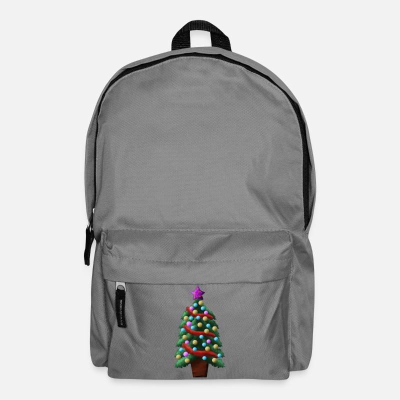 Stickers - Christmas tree with baubles - Backpack - elephant grey