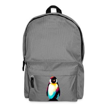 Pinguin - Rucksack - Mittelgrau - Vorne
